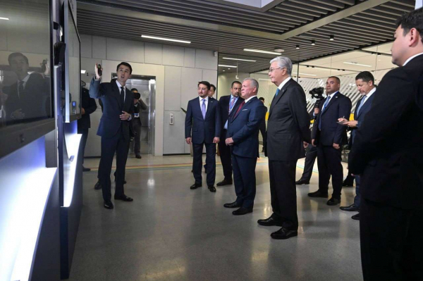 Токаев и Король Иордании посетили Astana Hub