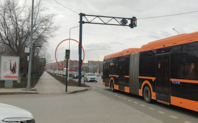 Народный репортер. Не работает пешеходный светофор